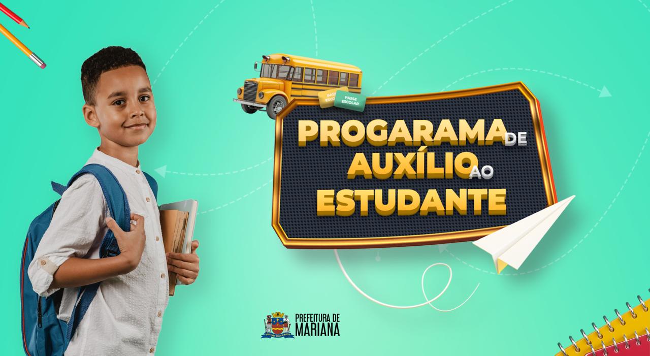 Prefeitura de Mariana abre inscrições para Passe Escolar e Ajuda de Custo a estudantes