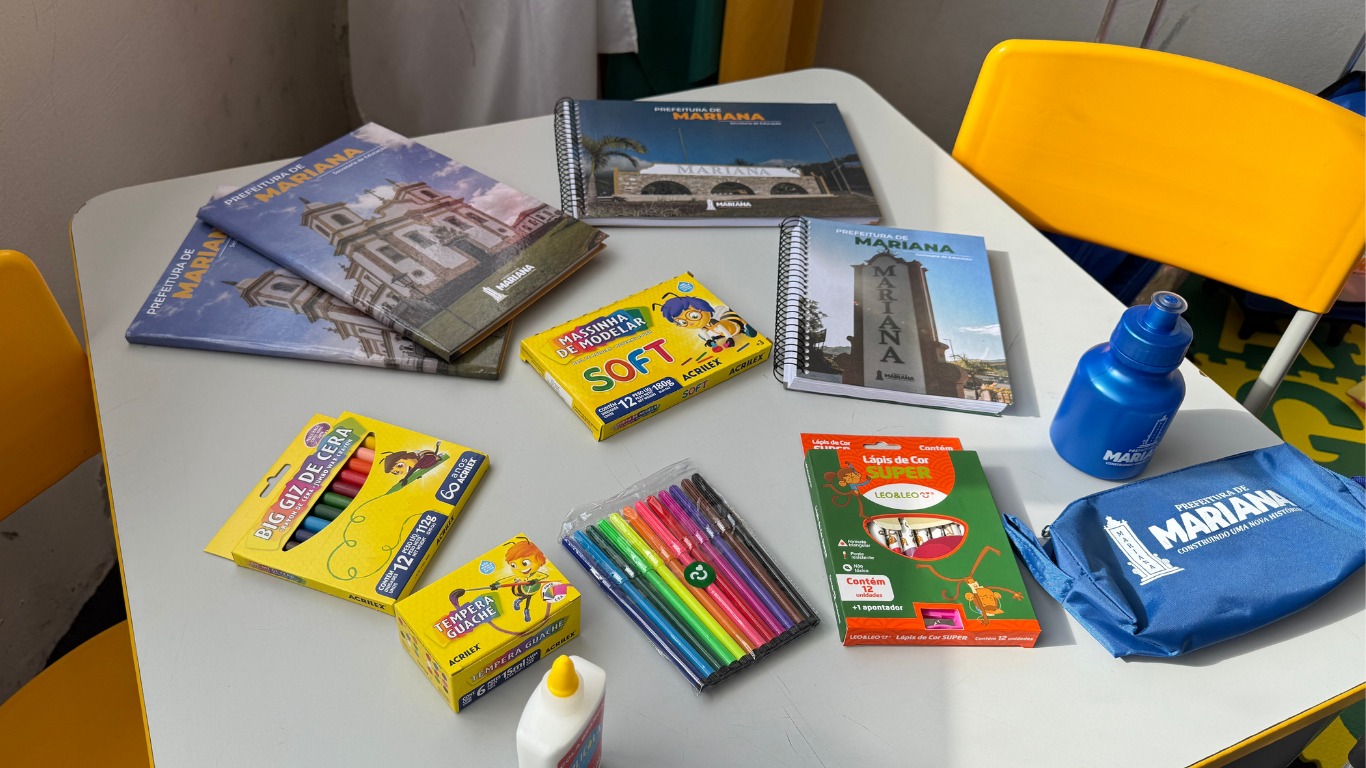 Prefeitura de Mariana realiza a entrega dos kits escolares