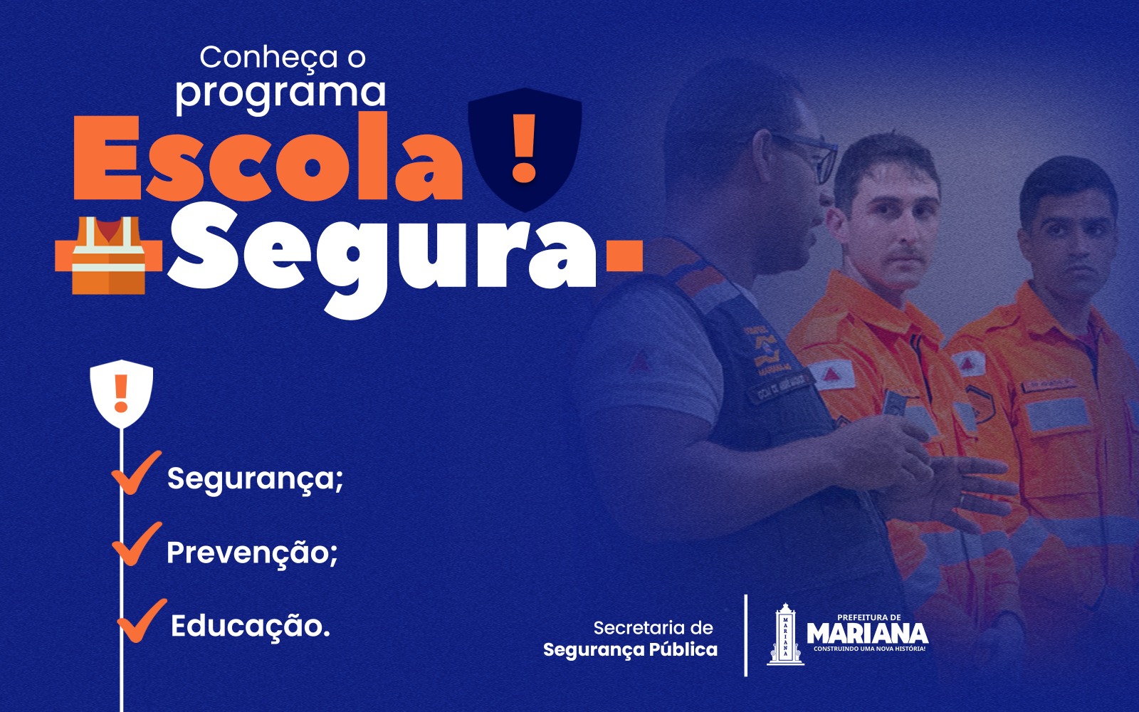 Programa Escola Segura prepara alunos e professores para situações de risco